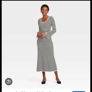 A New Day ribbed maxi sweater dress size 1X NWT